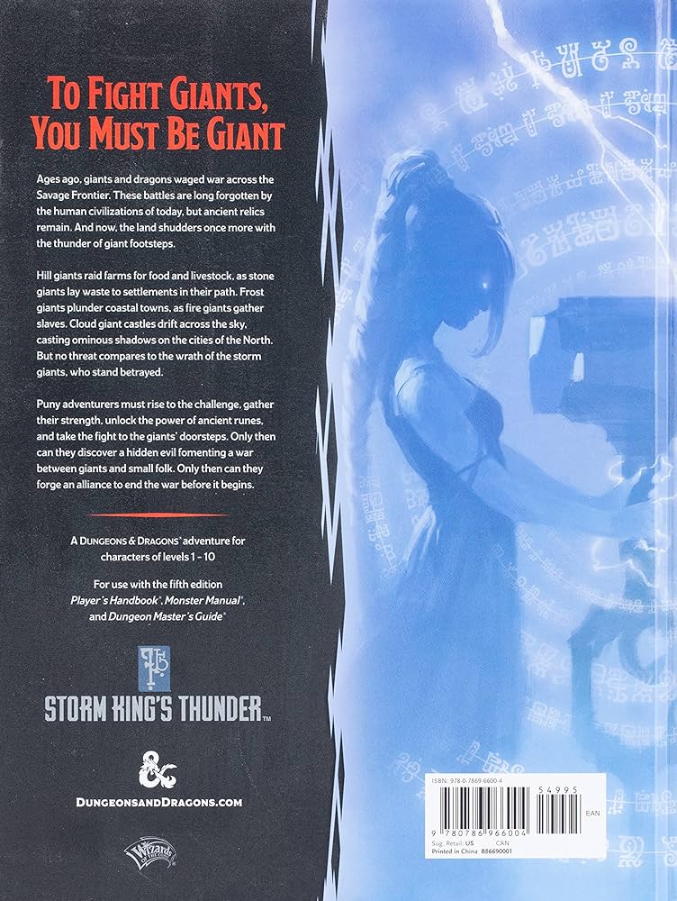 DUNGEONS AND DRAGONS 5E: STORM KING'S THUNDER