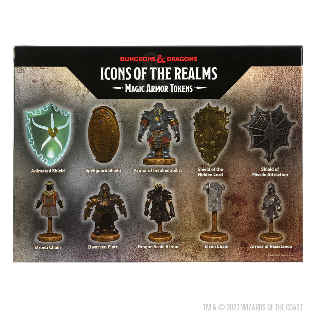 D&D: Icons Of The Realms: Magic Armor Tokens