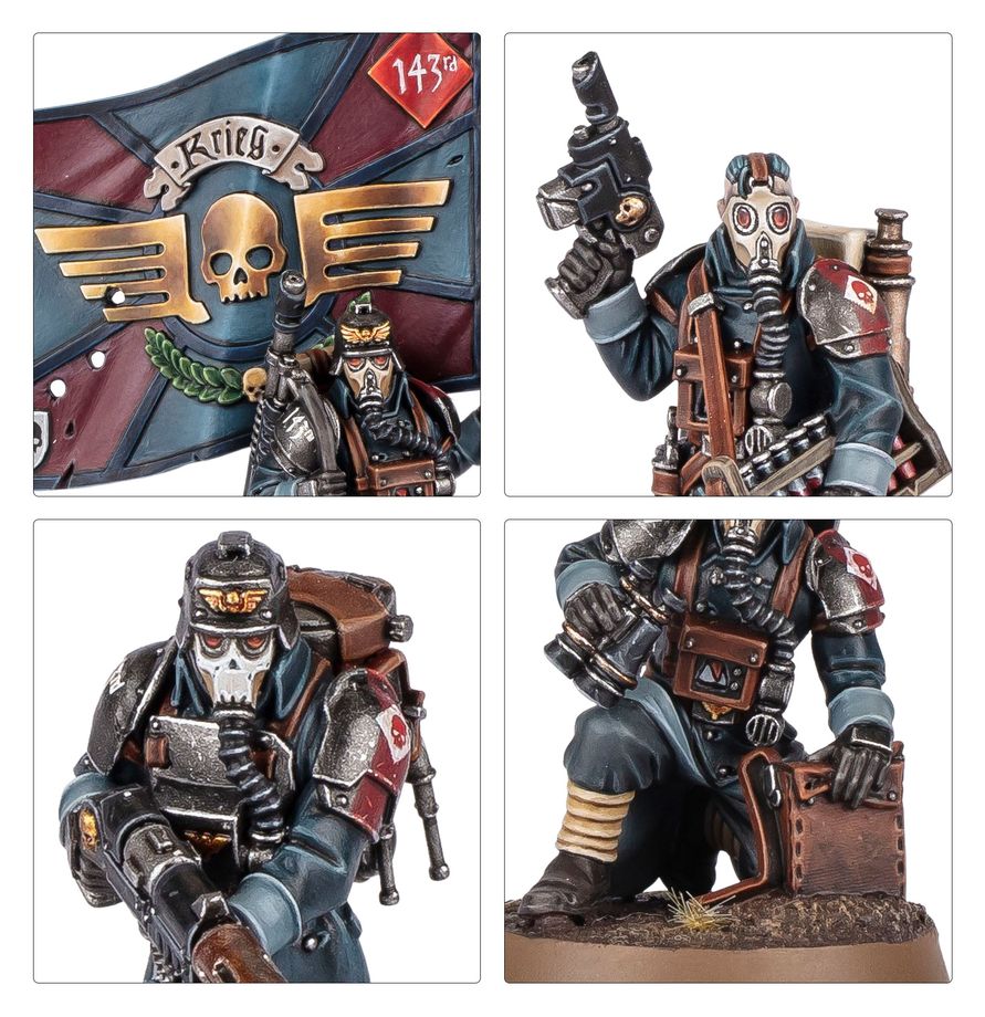 Warhammer 40,000: Astra Militarum: Krieg command squad