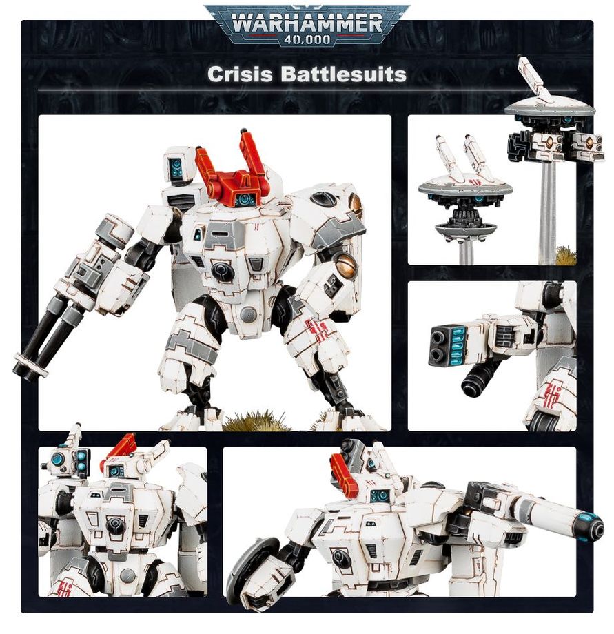 Warhammer 40,000: T'au Empire: Crisis Battlesuits
