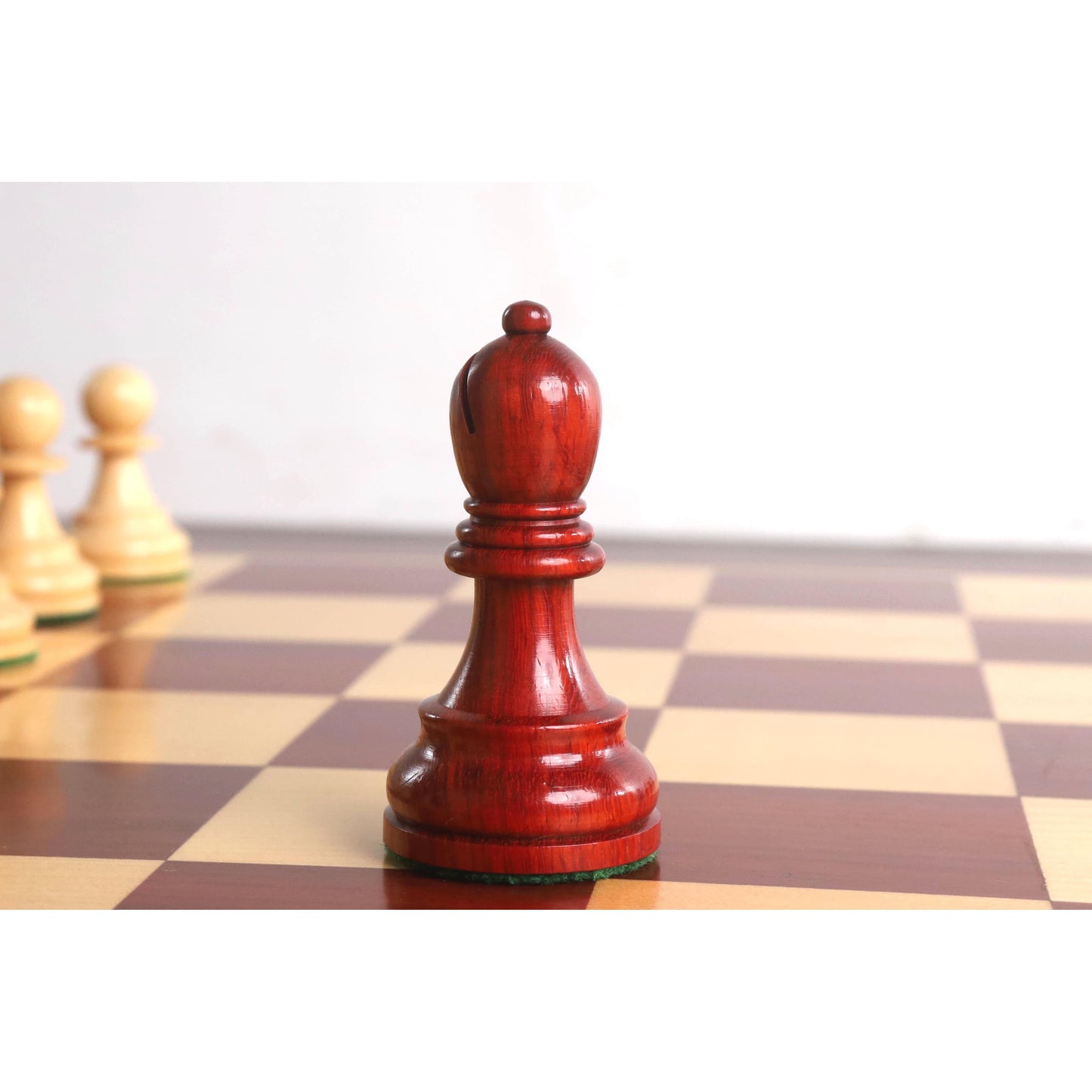 1972 Championship Fischer Spassky Chess Set- Chess Pieces Only - Double Weighted Bud Rosewood