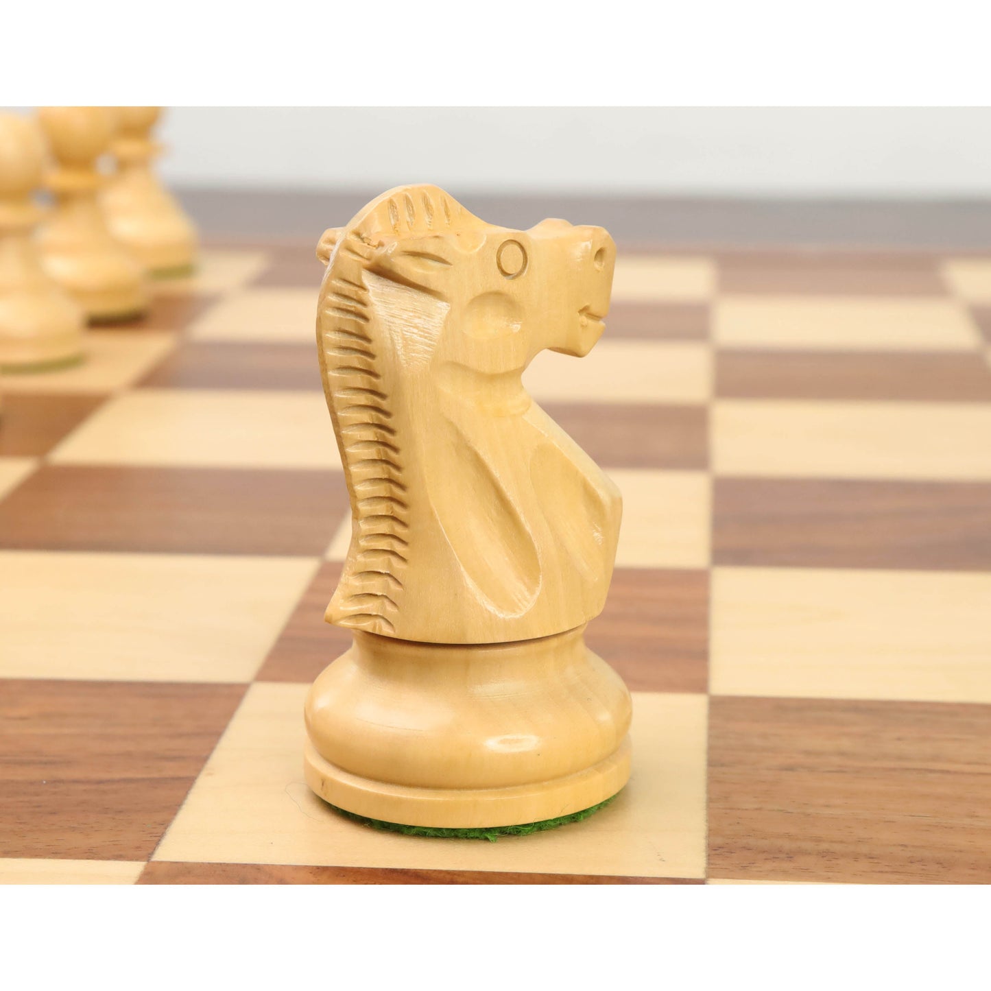 3.8" Reykjavik Series Staunton Wooden Chess Set- Chess Pieces Only - Weighted Sheesham Wood