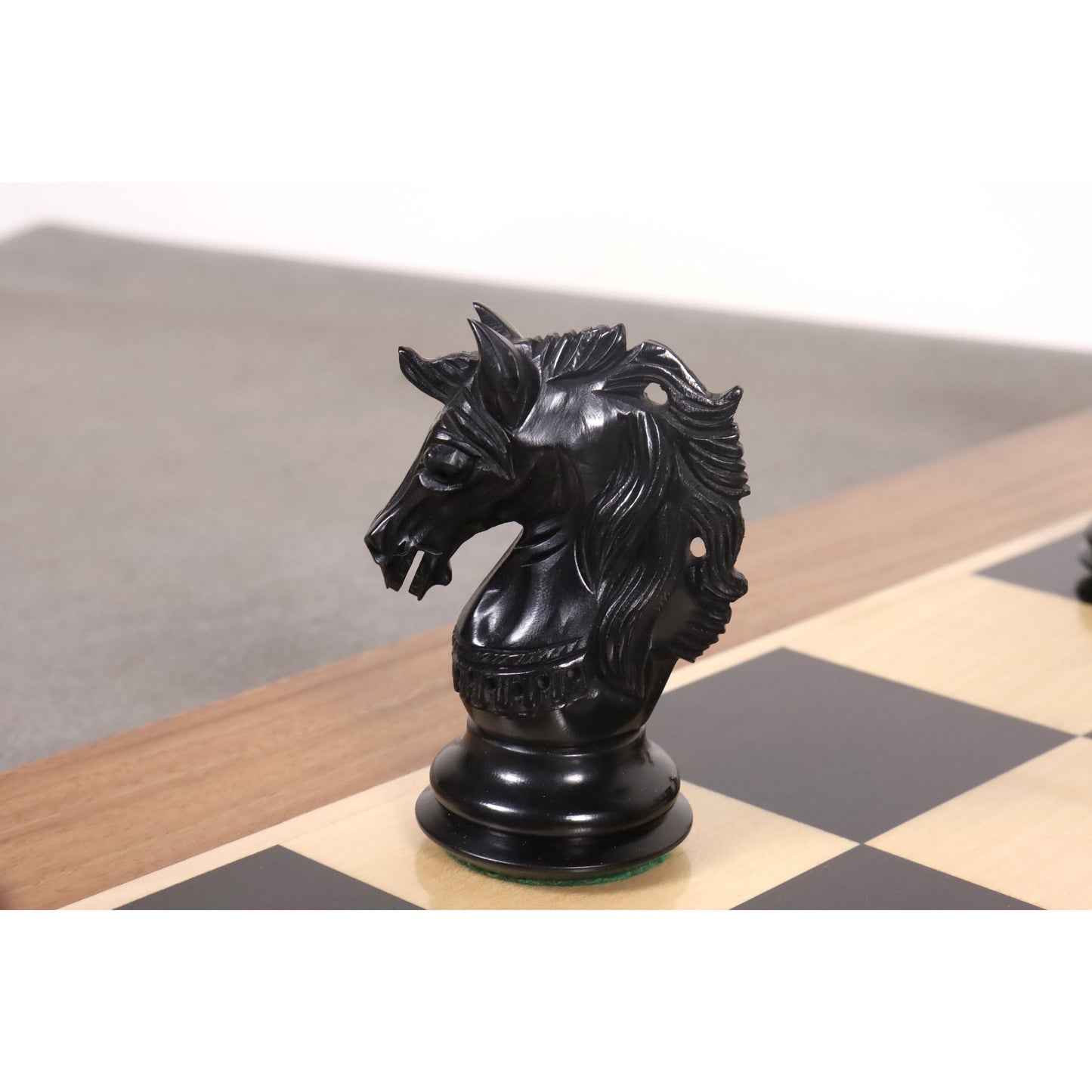 4.6" Prestige Luxury Staunton Chess Set- Chess Pieces Only - Bud Rosewood & Ebony-Triple Weighted