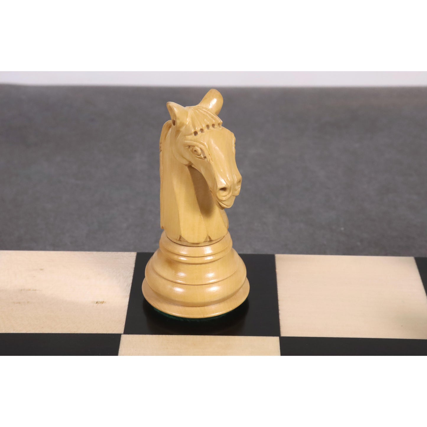 4.6″ Rare Columbian Triple Weighted Luxury Chess Set- Chess Pieces Only - Ebony Wood