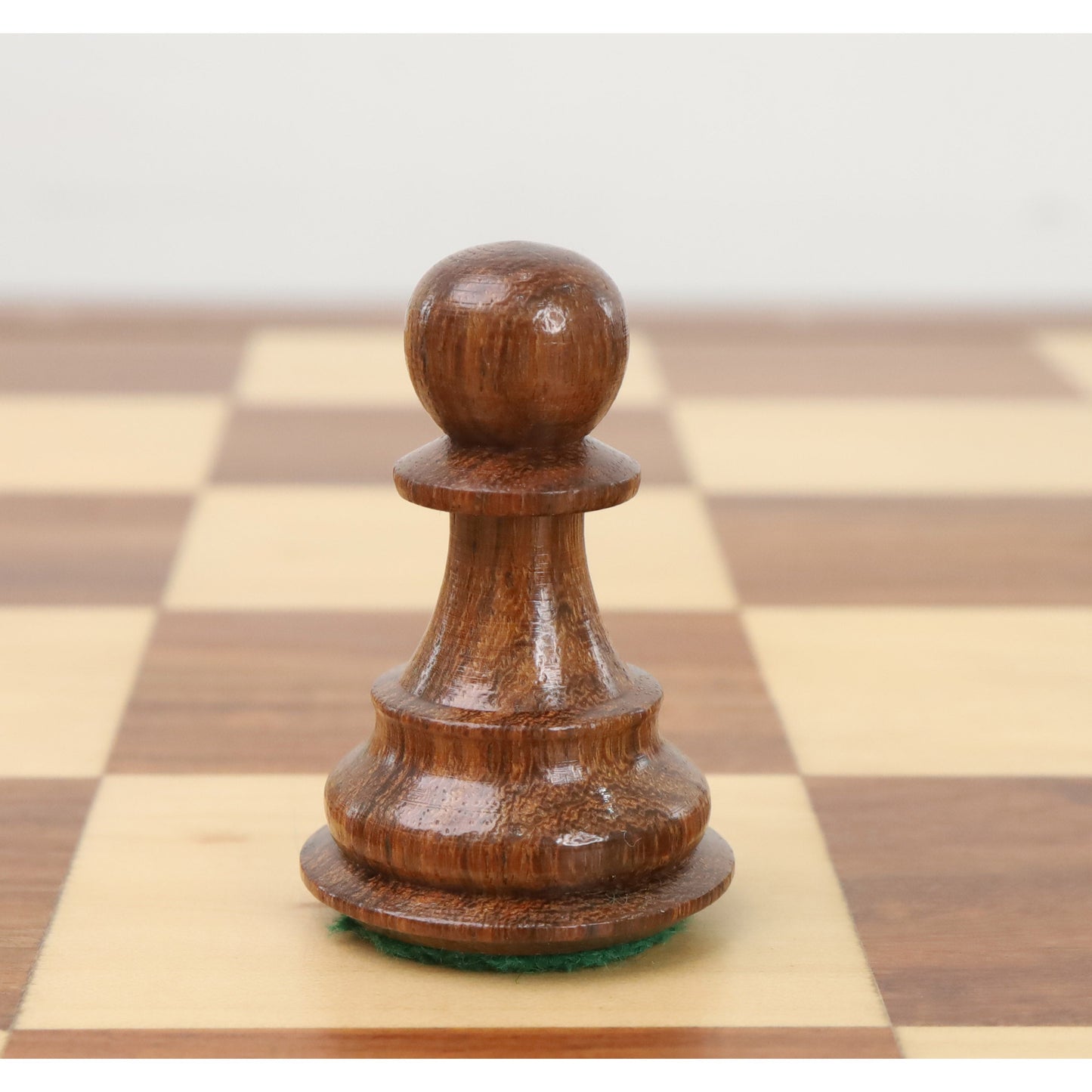 4" Alban Knight Staunton Chess Set- Chess Pieces Only - Weighted Golden Rosewood