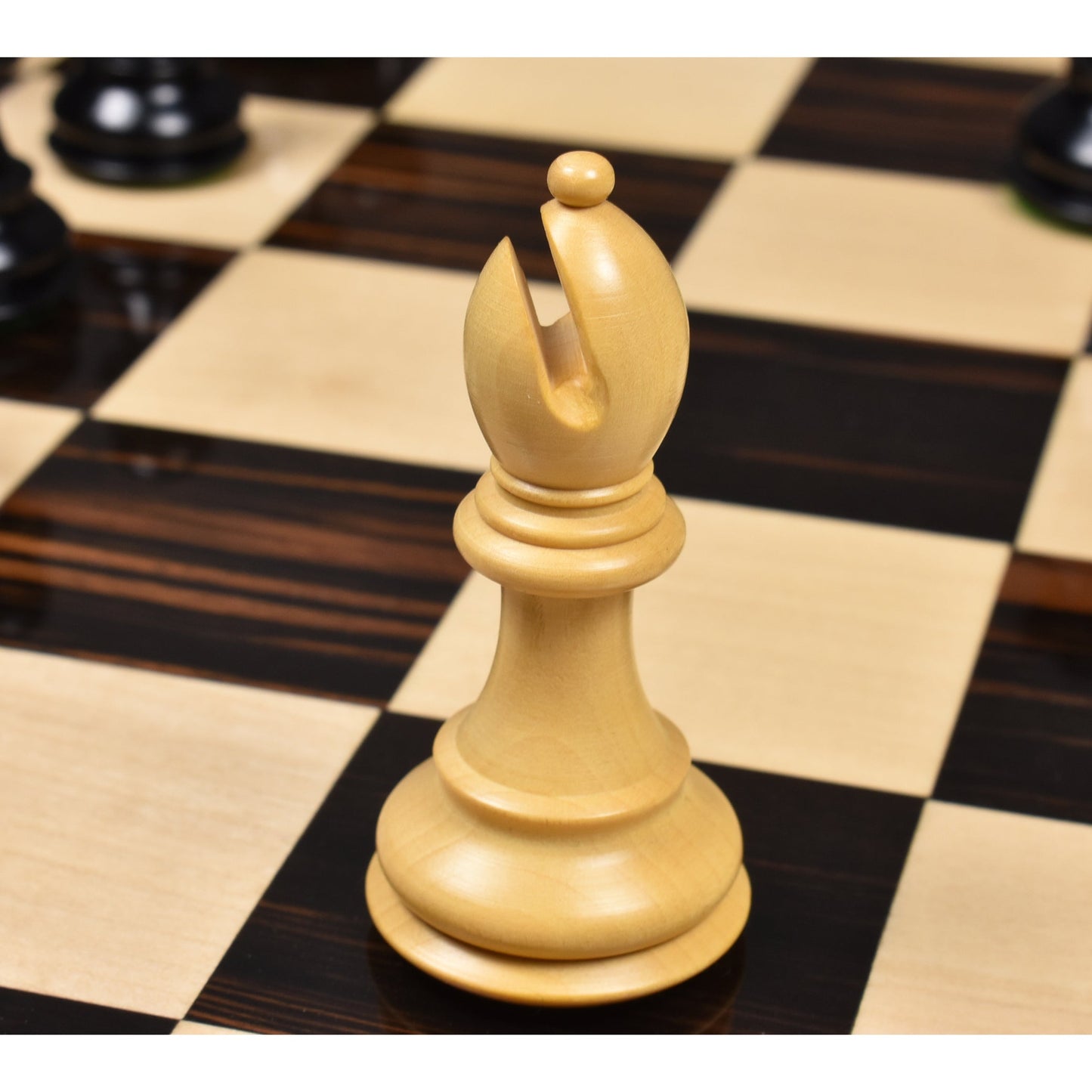 3.9" Craftsman Series Staunton Chess Set- Chess Pieces Only-Triple weighted Ebony Wood