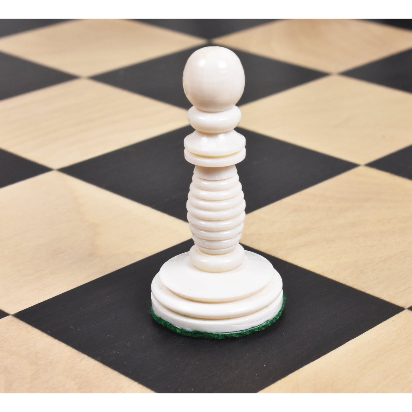 4.4″ Minaret Series Hand Carved Camel Bone Chess Set- Chess Pieces Only – Ivory White