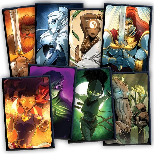 Dice Throne: Season 1 Sleeves (8 heroes)