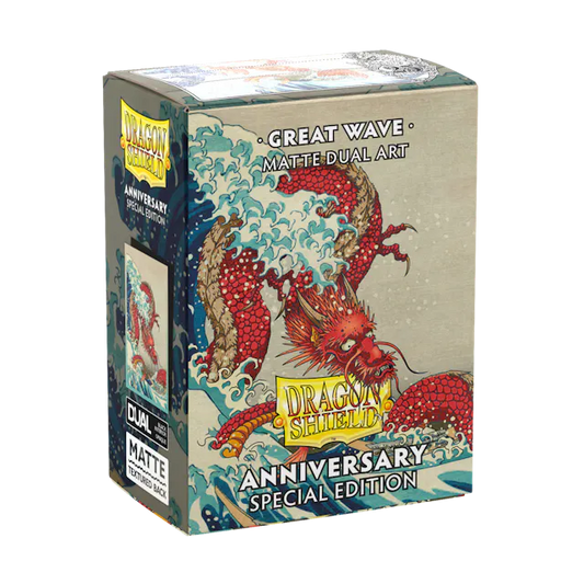 Dragon Shield: Dual Matte: Anniversary Special Edition: Great Wave Art Sleeves