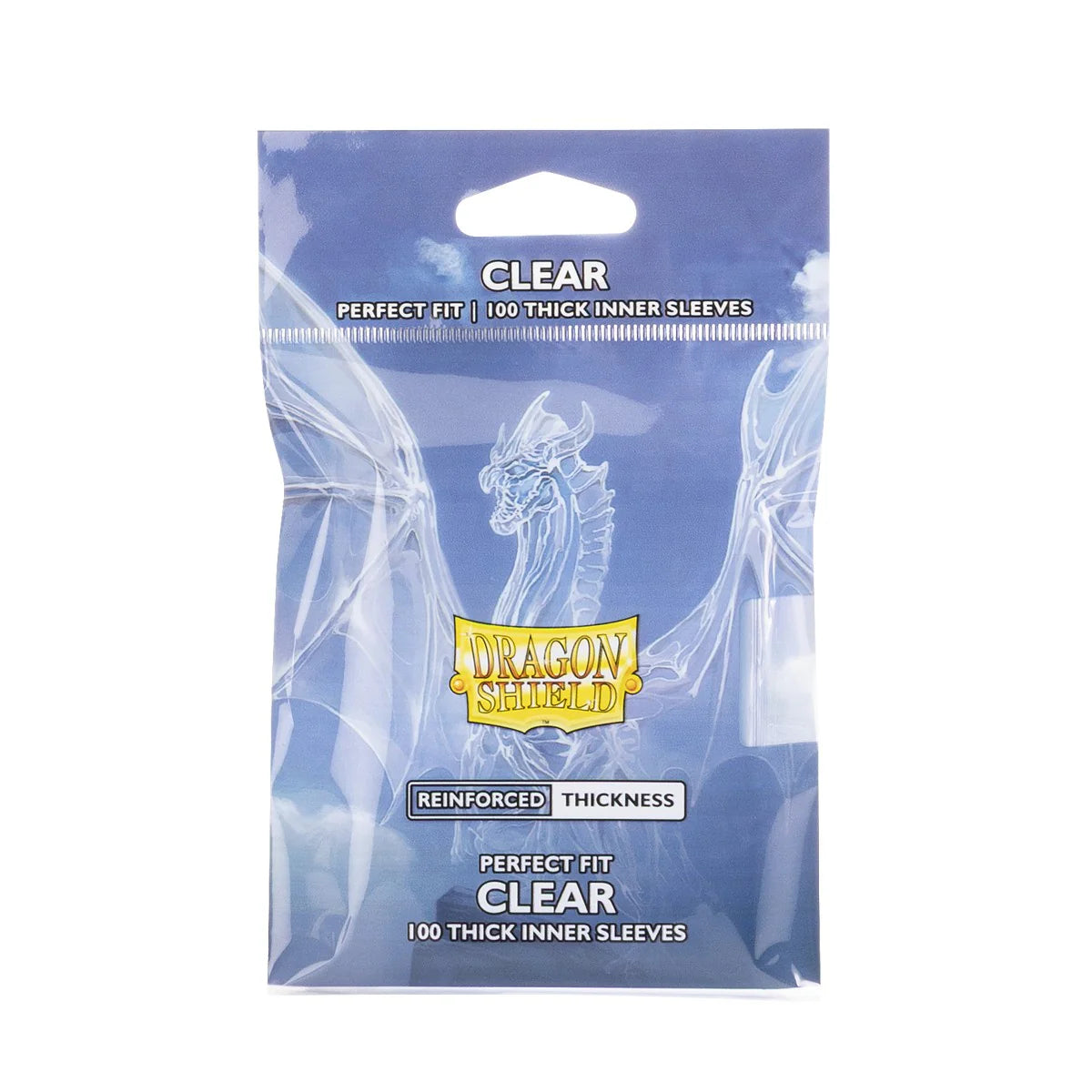 Dragon Shield: Perfect Fit Thick Inner Sleeves Clear (100)