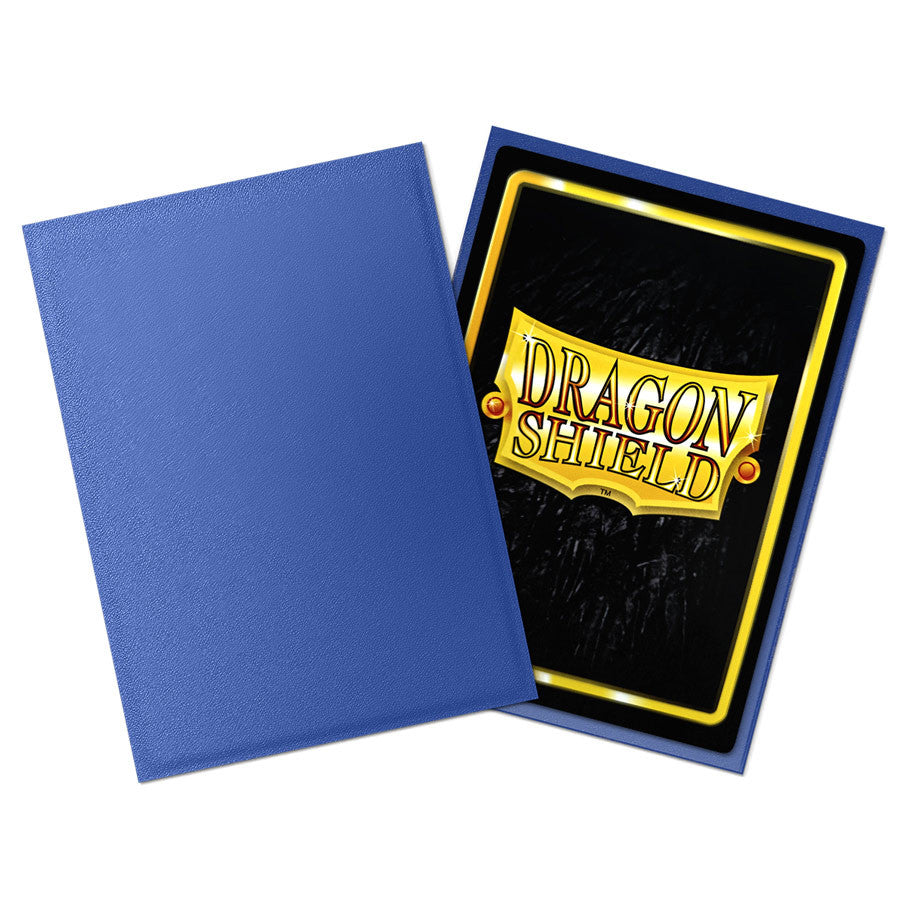 Dragon Shield Sleeves: Deck Protector Non-Glare: Matte Blue (100 Sleeves)