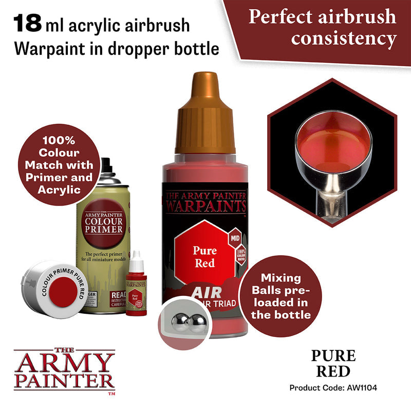 Army Painter Warpaints Air: Pure Red
