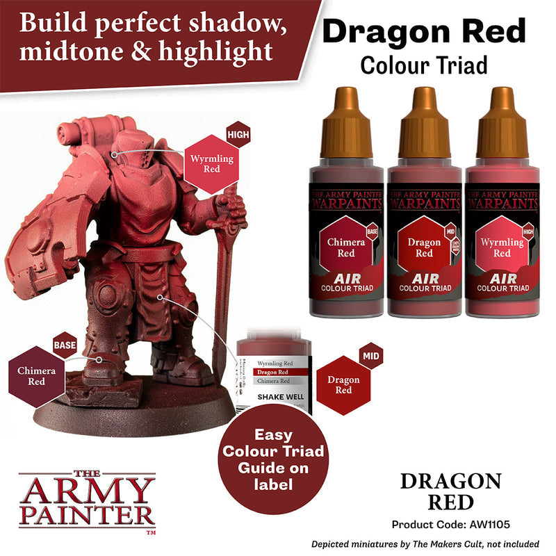 Army Painter Warpaints Air: Dragon Red
