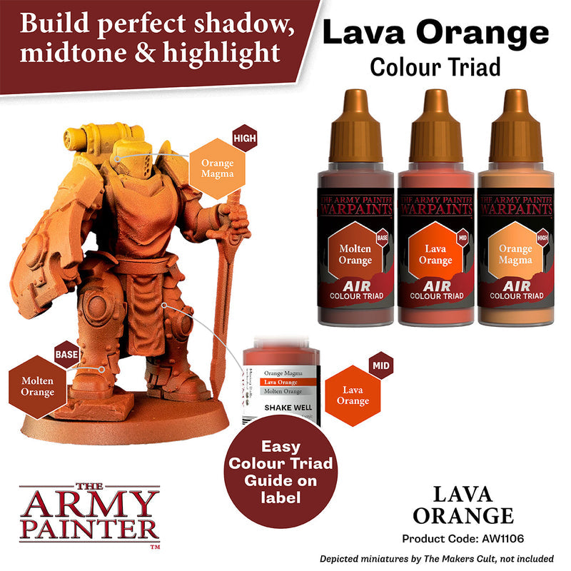 Army Painter Warpaints Air: Lava Orange