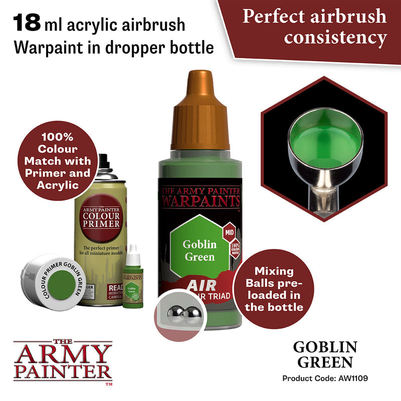 Army Painter Warpaints Air: Goblin Green