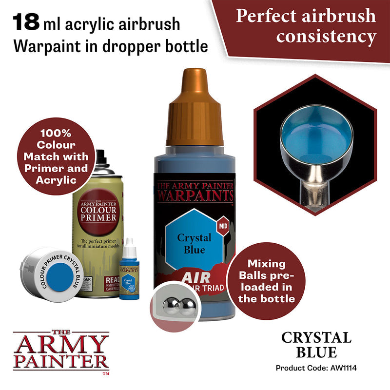 Army Painter Warpaints Air: Crystal Blue