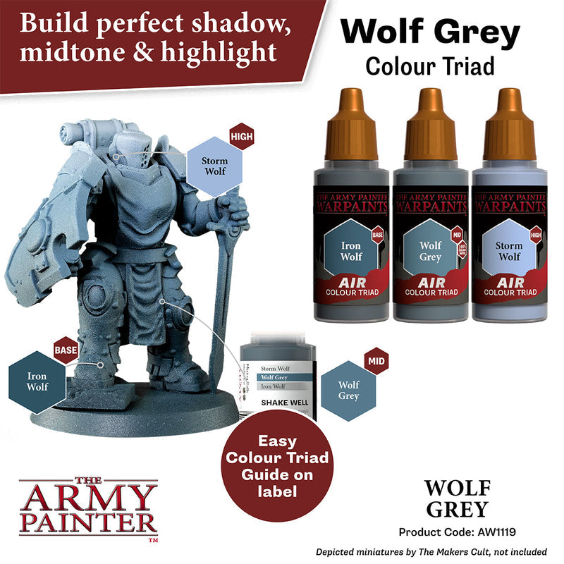 Army Painter Warpaints Air: Wolf Grey