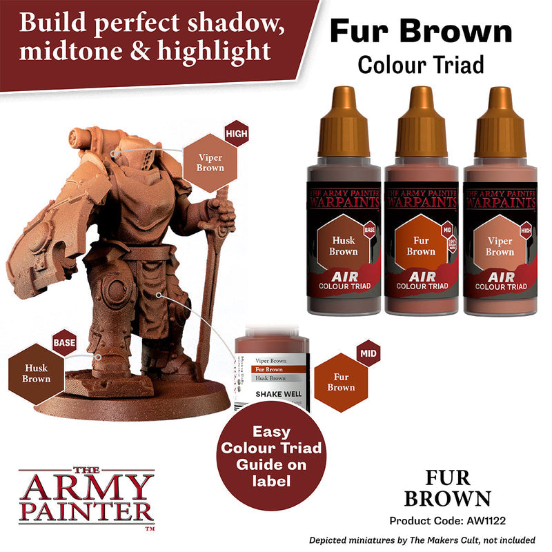 Army Painter Warpaints Air: Fur Brown