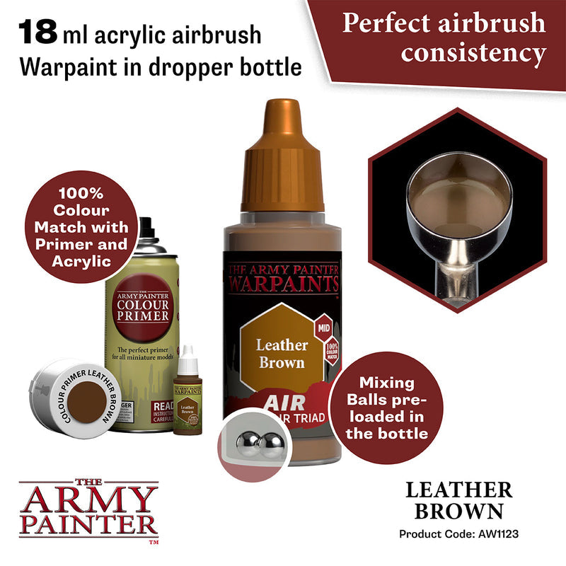 Army Painter Warpaints Air: Leather Brown