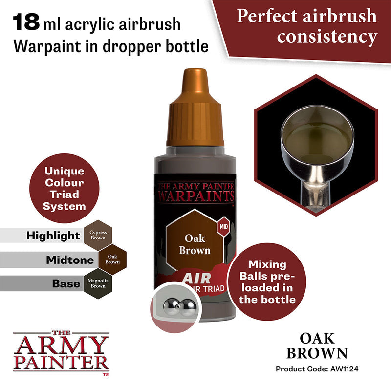 Army Painter Warpaints Air: Oak Brown