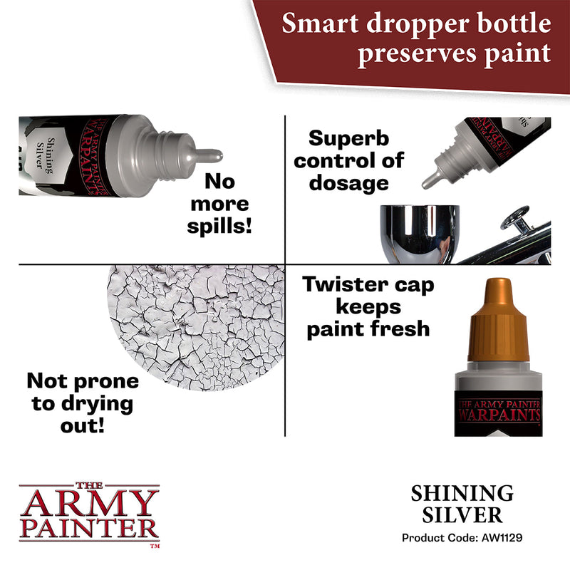 Army Painter: Warpaints Air Metallics - Shining Silver