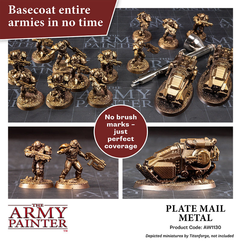 Army Painter: Warpaints Air Metallics - Plate Mail Metal
