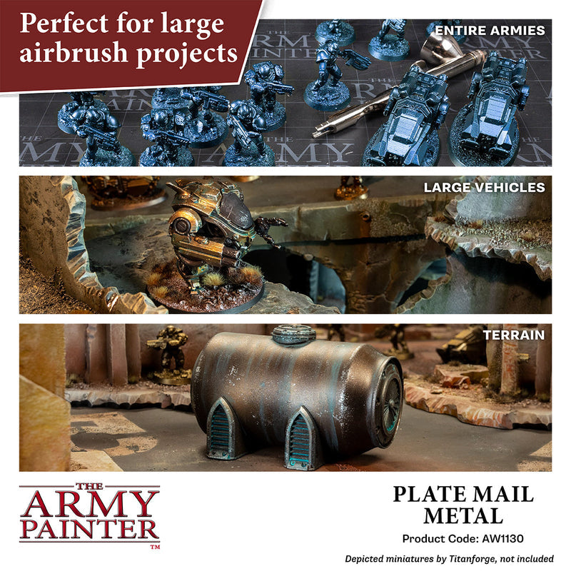 Army Painter: Warpaints Air Metallics - Plate Mail Metal