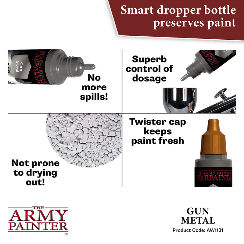 Army Painter: Warpaints Air Metallics - Gun Metal