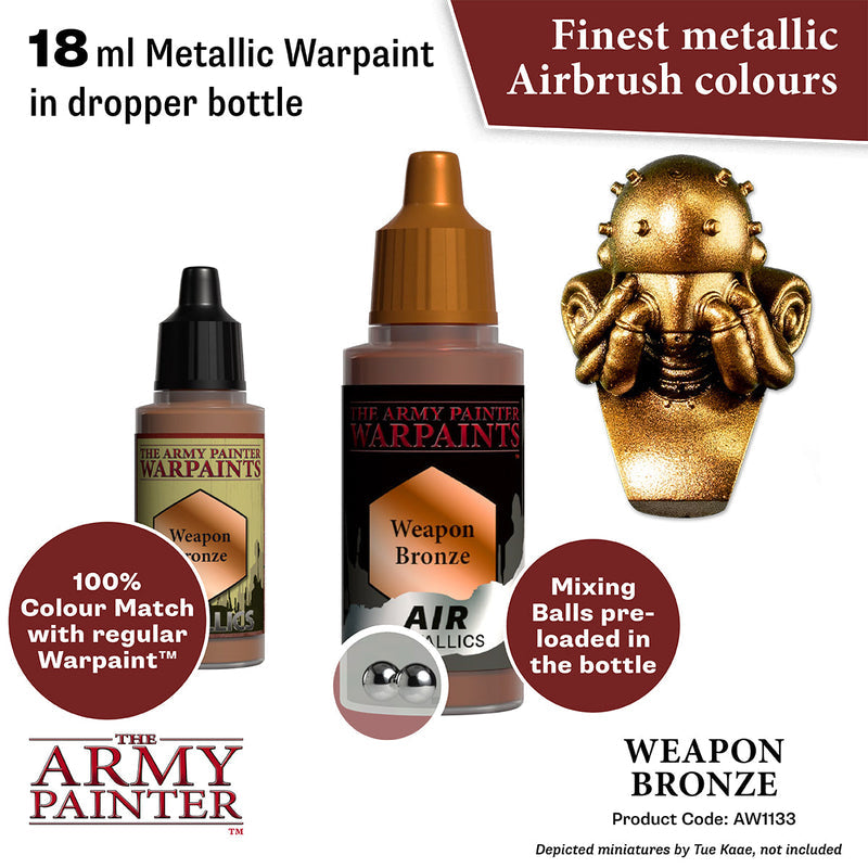 Army Painter: Warpaints Air Metallics - Weapon Bronze