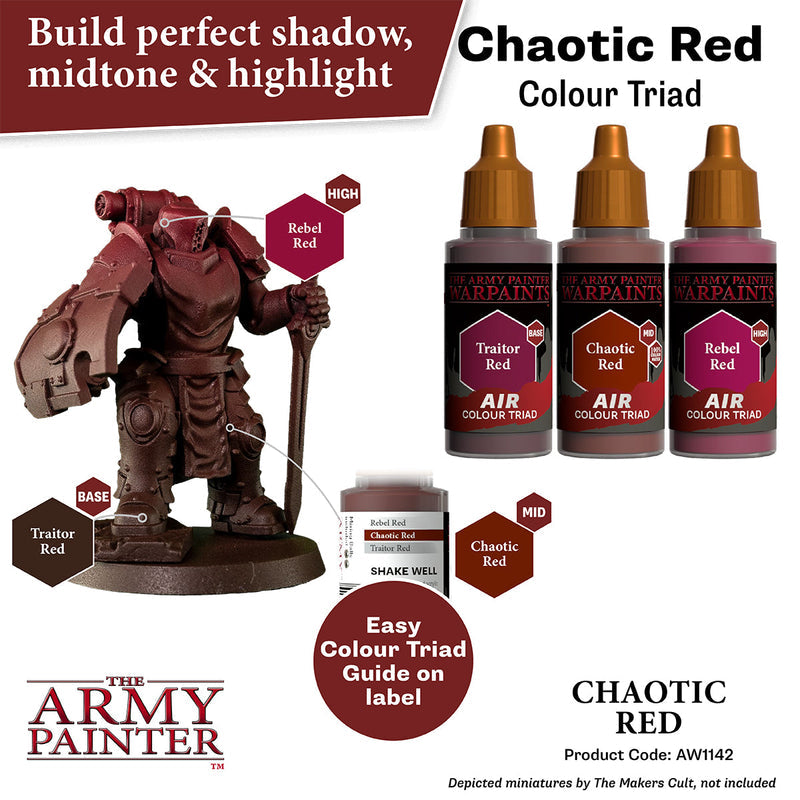 Army Painter Warpaints Air: Chaotic Red