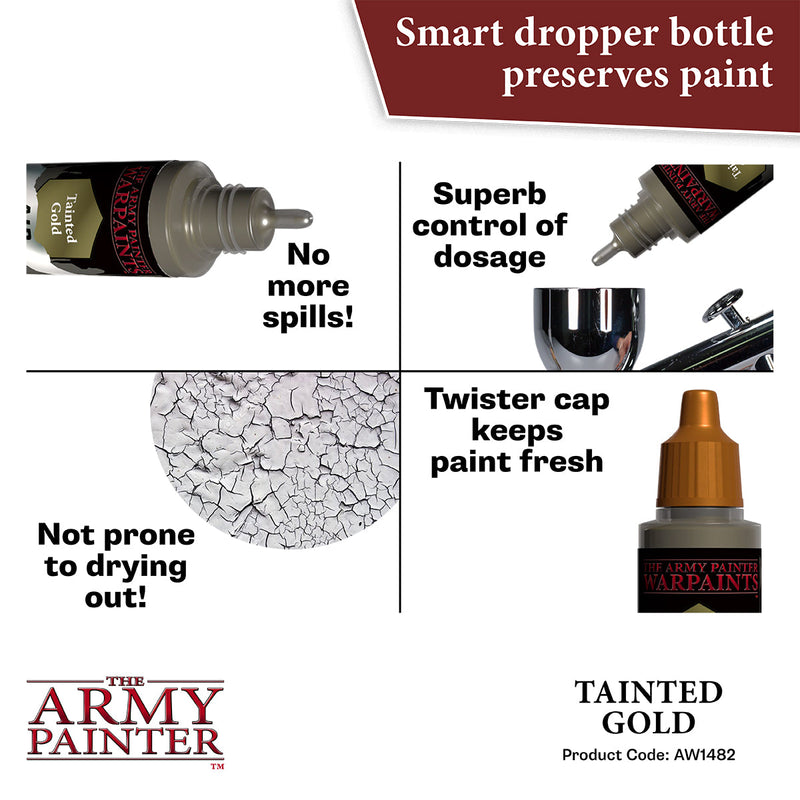 Army Painter: Warpaints Air Metallics - Tainted Gold