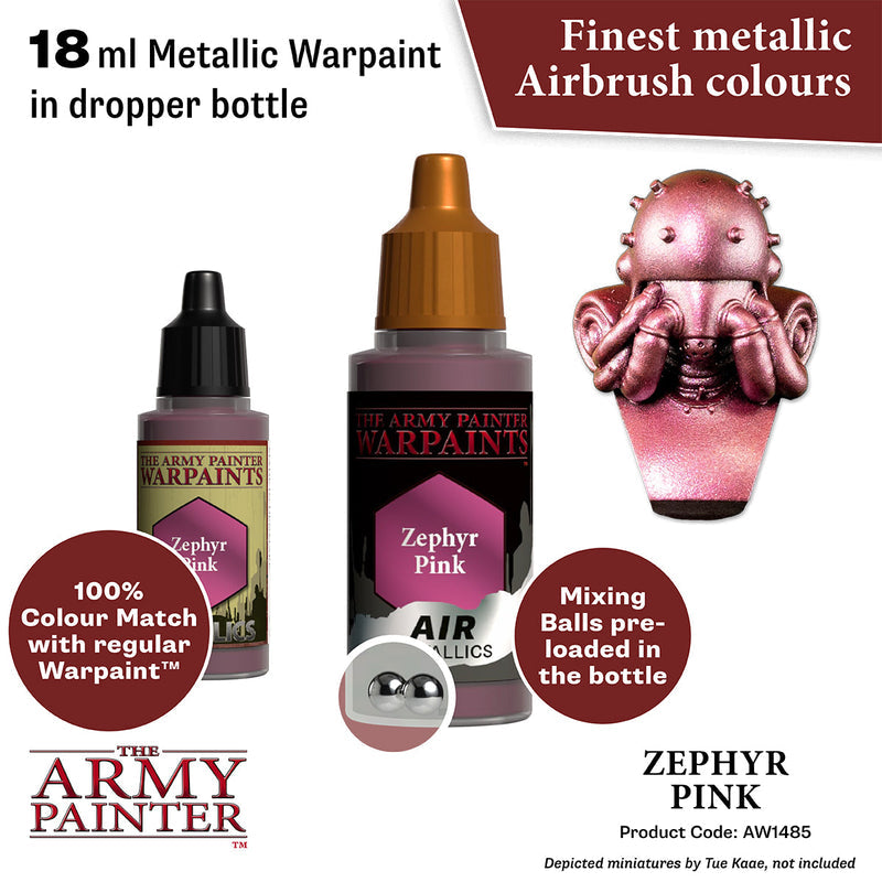 Army Painter: Warpaints Air Metallics - Zephyr Pink