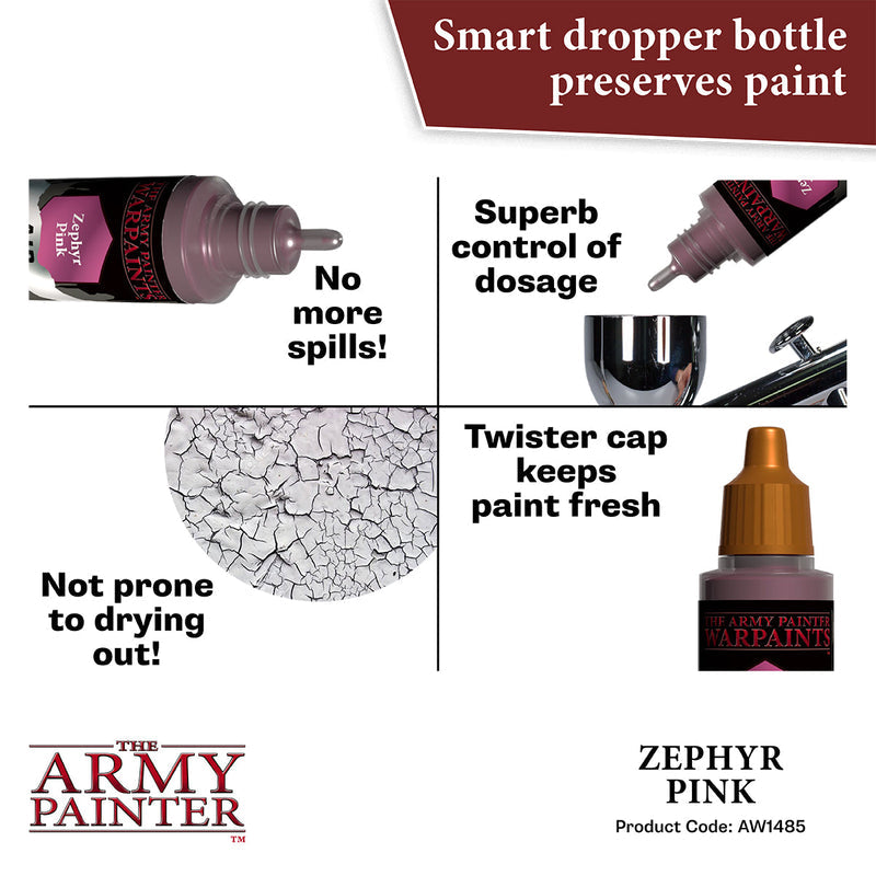 Army Painter: Warpaints Air Metallics - Zephyr Pink