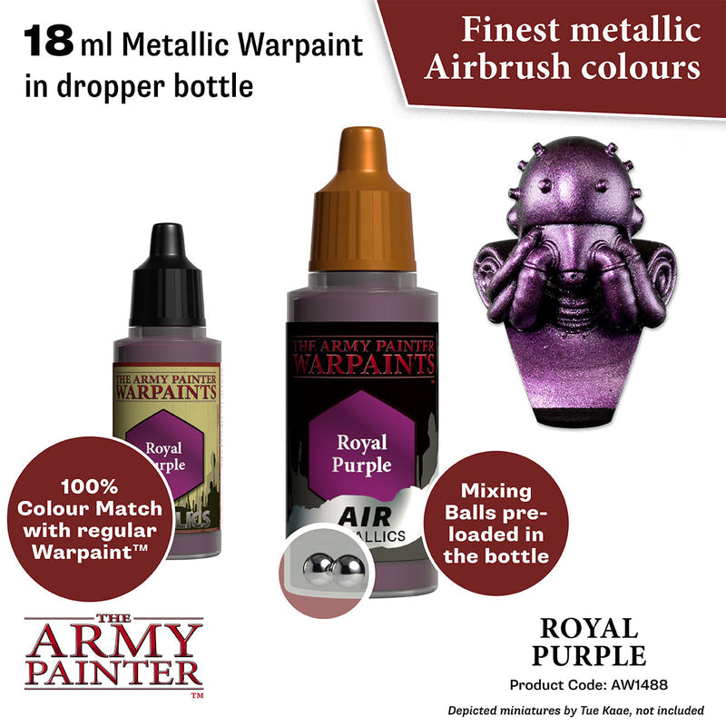 Army Painter: Warpaints Air Metallics - Royal Purple