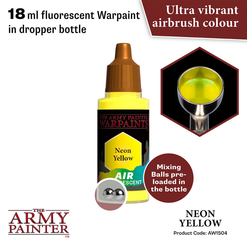 Army Painter: Warpaints Fluorescent Air - Neon Yellow