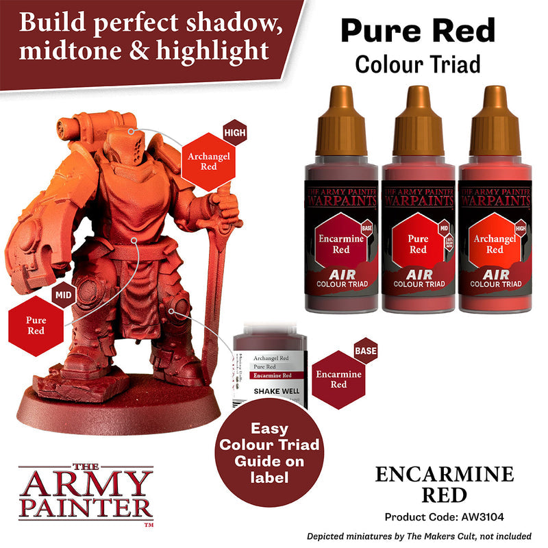 Army Painter Warpaints Air: Encarmine Red
