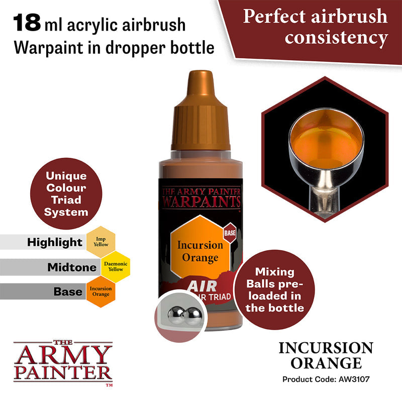 Army Painter Warpaints Air: Incursion Orange