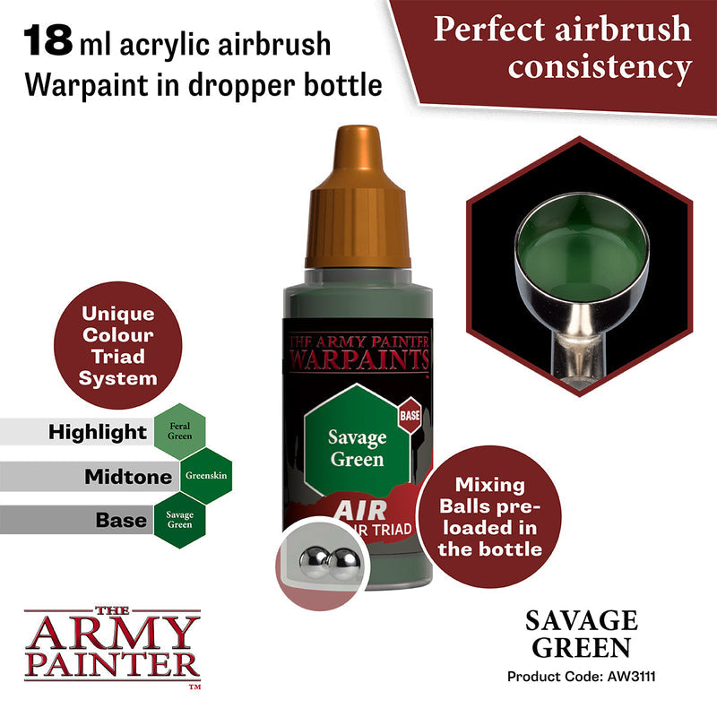 Army Painter Warpaints Air: Savage Green