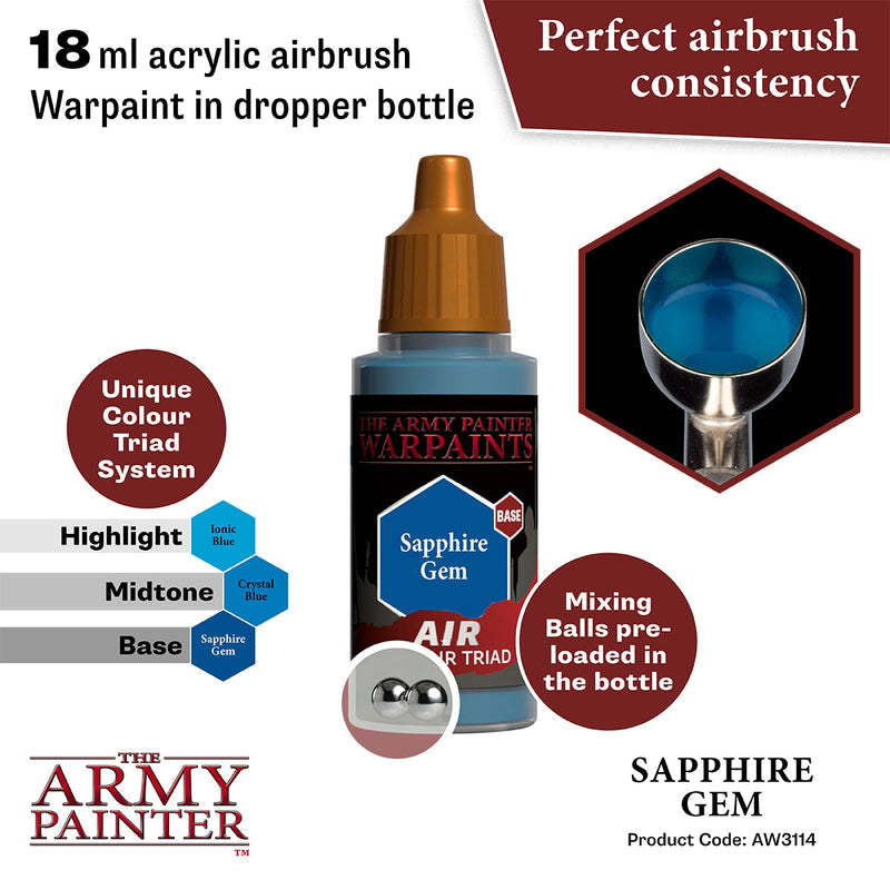 Army Painter Warpaints Air: Sapphire Gem