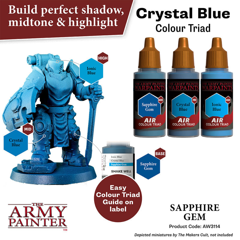 Army Painter Warpaints Air: Sapphire Gem