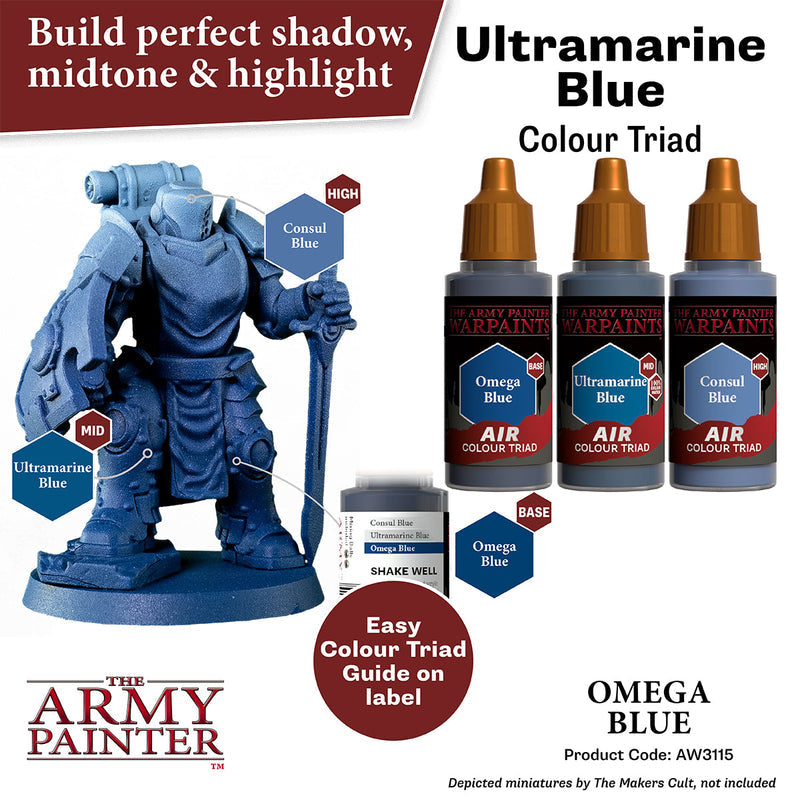 Army Painter Warpaints Air: Omega Blue