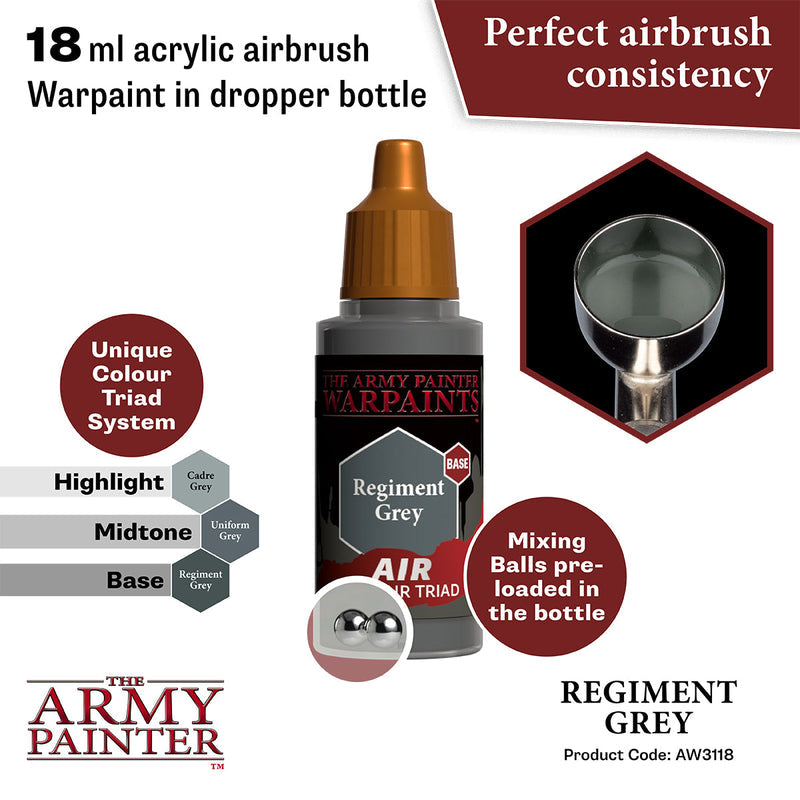 Army Painter Warpaints Air: Regiment Gray