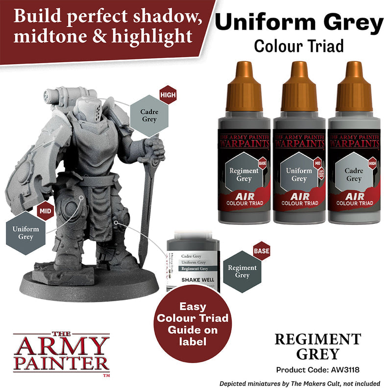 Army Painter Warpaints Air: Regiment Gray