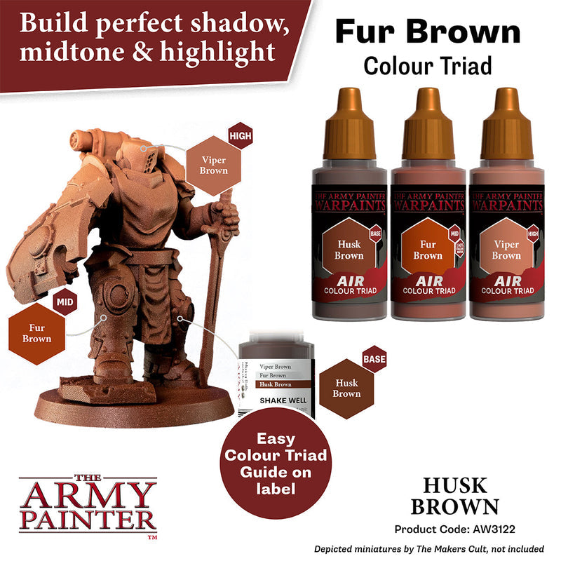 Army Painter Warpaints Air: Husk Brown