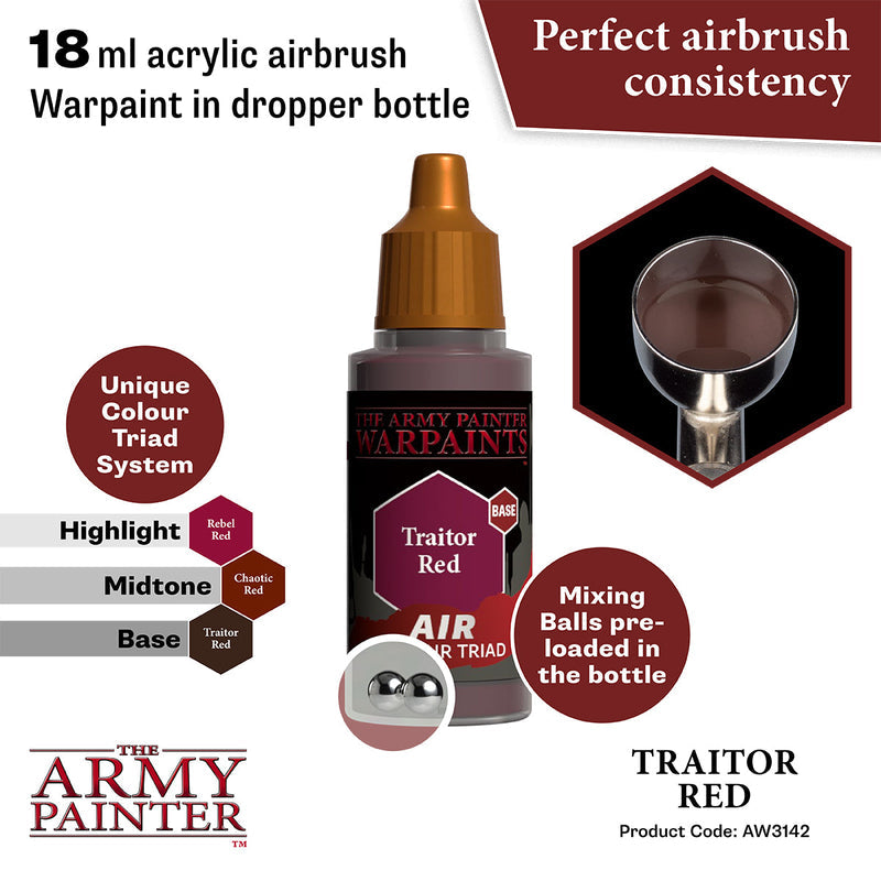 Army Painter Warpaints Air: Traitor Red