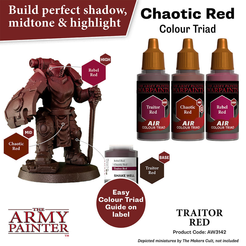 Army Painter Warpaints Air: Traitor Red