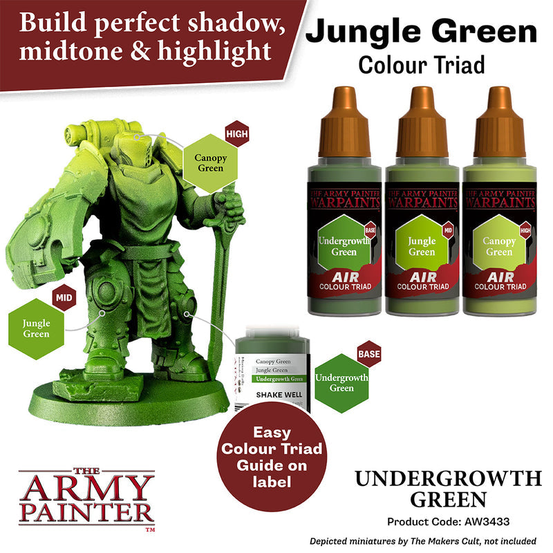 Army Painter Warpaints Air: Undergrowth Green
