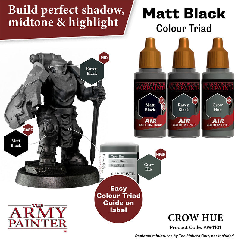Army Painter Warpaints Air: Crow Hue