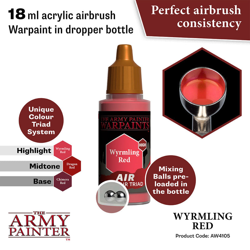 Army Painter Warpaints Air: Wyrmling Red