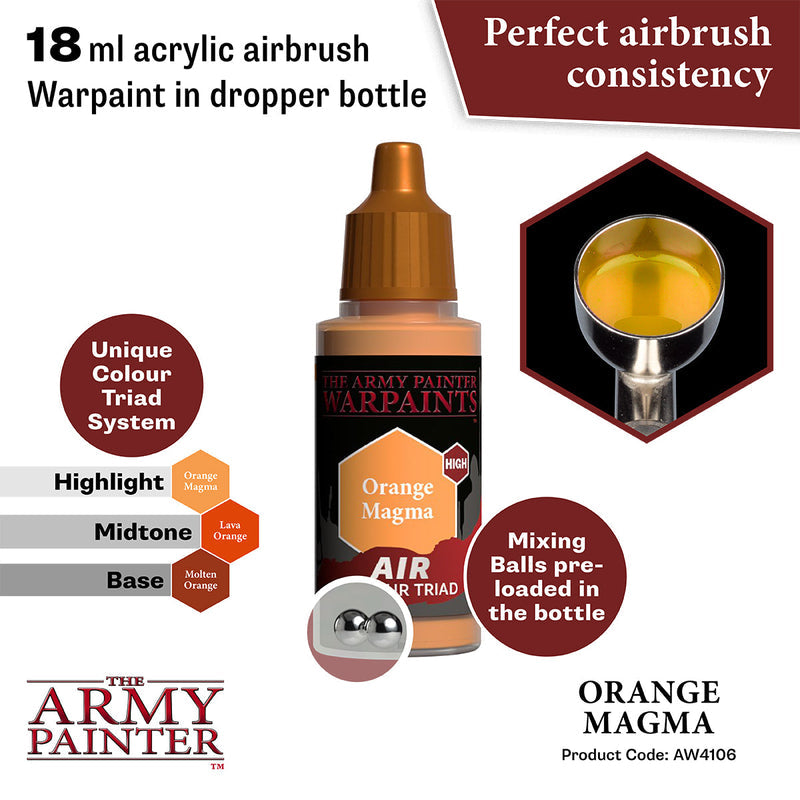 Army Painter Warpaints Air: Orange Magma